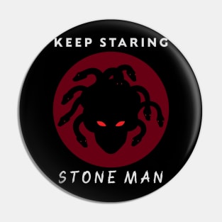 Greek Mythology Gorgon Stone Man Light Pin