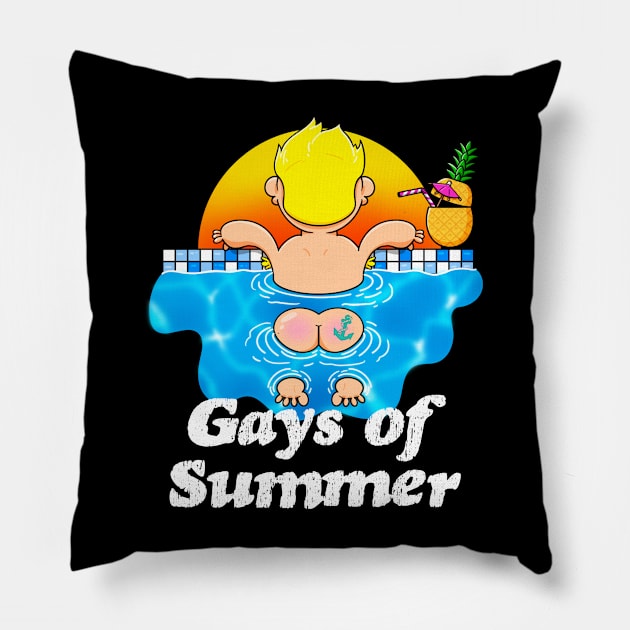 Gays of Summer Pillow by LoveBurty
