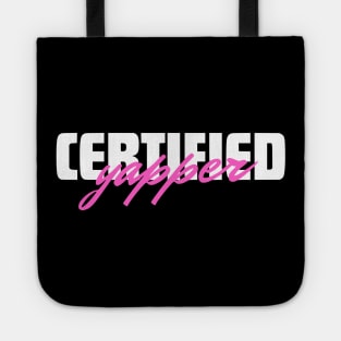 Certified Yapper Funny Aesthetic Yapper Meme Tote