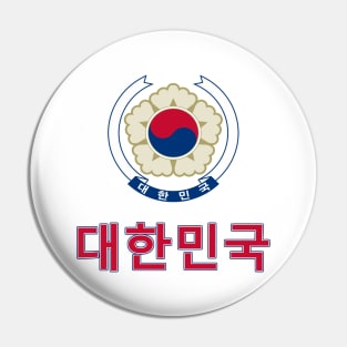 Republic of Korea (in Korean) - Korean National Emblem Design Pin