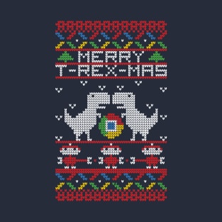 T-Rex-Mas Ugly Christmas Sweater T-Shirt