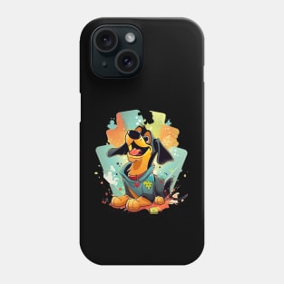 Happy Colourful Dog Phone Case