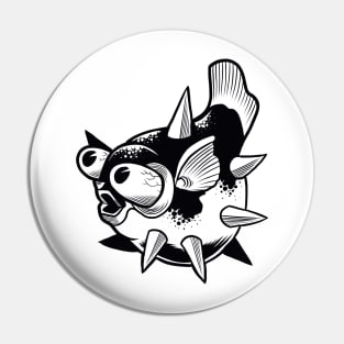 puffer fish Pin