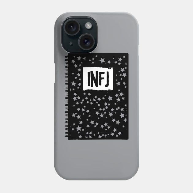 Reading INFJ Personality Mysterious Introverted INFJ Memes Rarest Personality Type Phone Case by Mochabonk