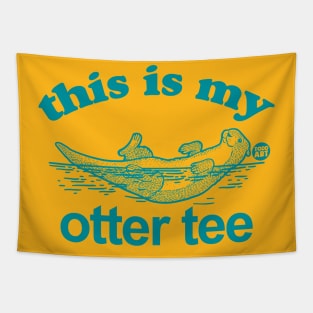 otter tee Tapestry