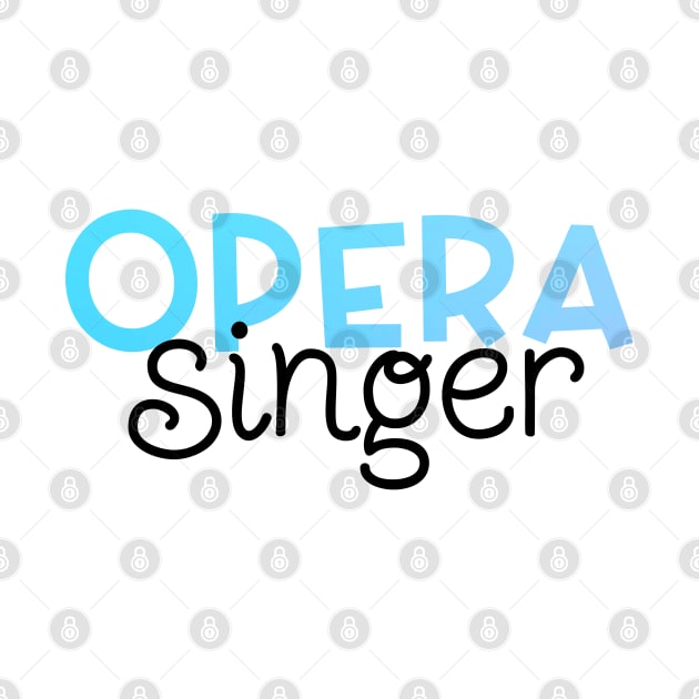 Opera Singer Blue Gradient by broadwaygurl18