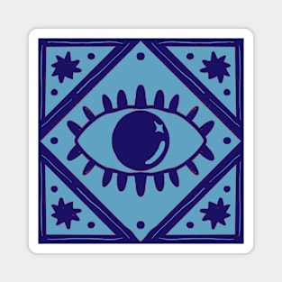 All Seeing Eye | Blue Version Magnet