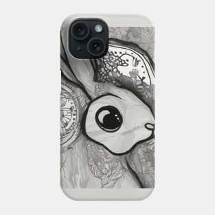 Rabbit with the flowers Phone Case