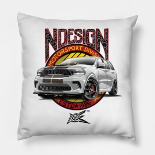 dodge durango white Pillow