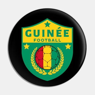 Guinea Football Pin