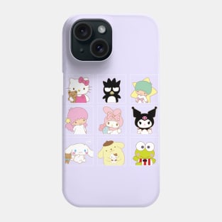 kitty friends design Phone Case