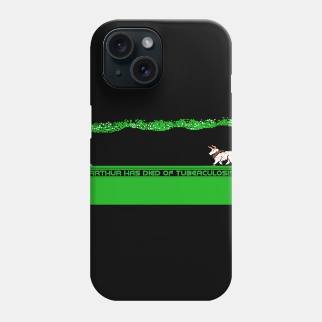 Arthur has died of taburculosis Phone Case by JmacSketch