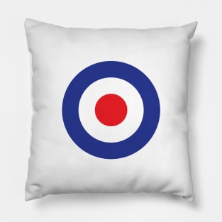 Brit pop, British Mod culture, Scooter, roundel Pillow