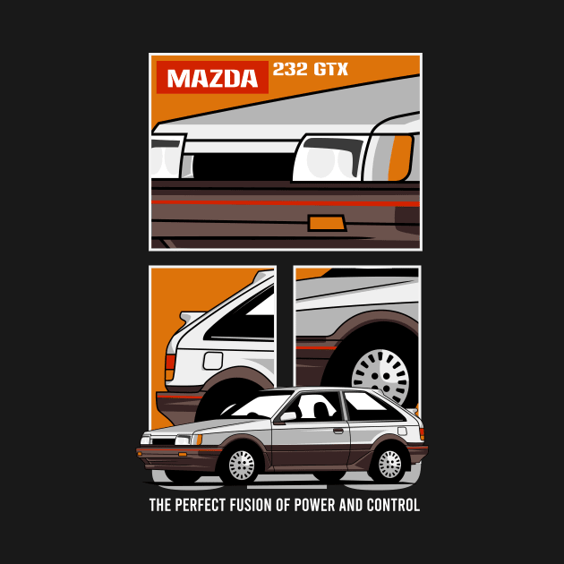 Vintage Turbo Mazda by Harrisaputra