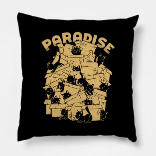 Cat Box Paradise by Tobe Fonseca Pillow