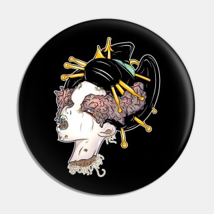 Namakubi and mushroom Pin