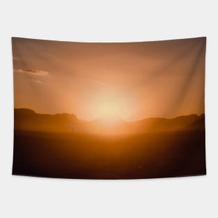 Jordan Wadi Rum Sunset Tapestry