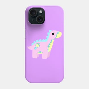 Patchwork Dino Plushie Phone Case