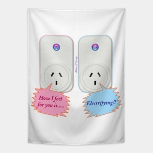 Electrifying Love Tapestry