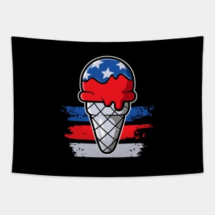 USA Ice Cream Tapestry