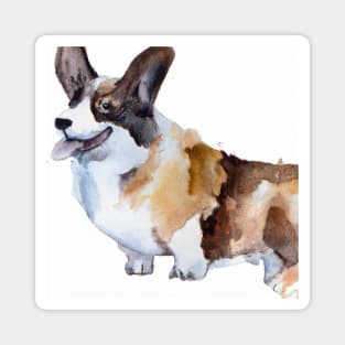 Watercolor Cardigan Welsh Corgi - Dog Lovers Magnet