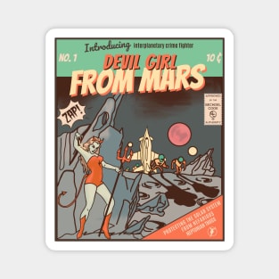 Devil Girl From Mars Magnet