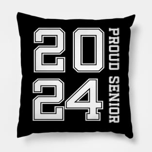 proud senior est 2024 Pillow