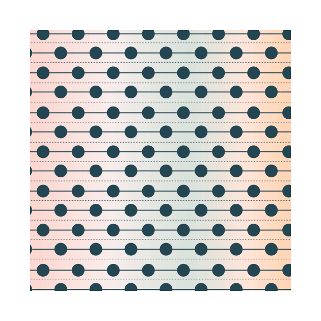 Dots adn lines - pink gradient by LaP shop