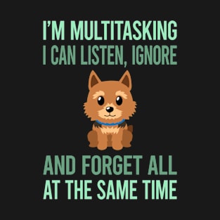 Multitasking Norwich Terrier 05 T-Shirt