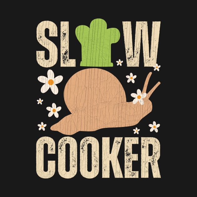 Slow Cooker Cute & Funny Snail Chef by Point Shop