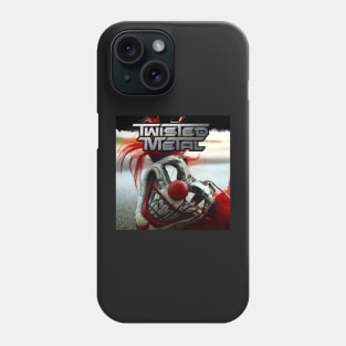 Twisted Metal series Sweet Tooth graphic design by ironpalette Phone Case