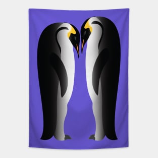 Emperor Penguins in Love Tapestry