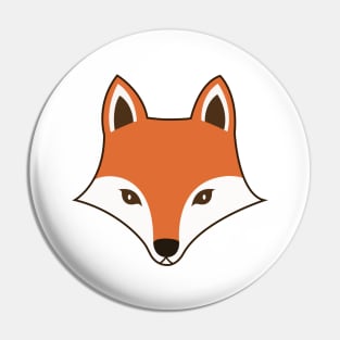 Scandinavian Style Fox Face Pin