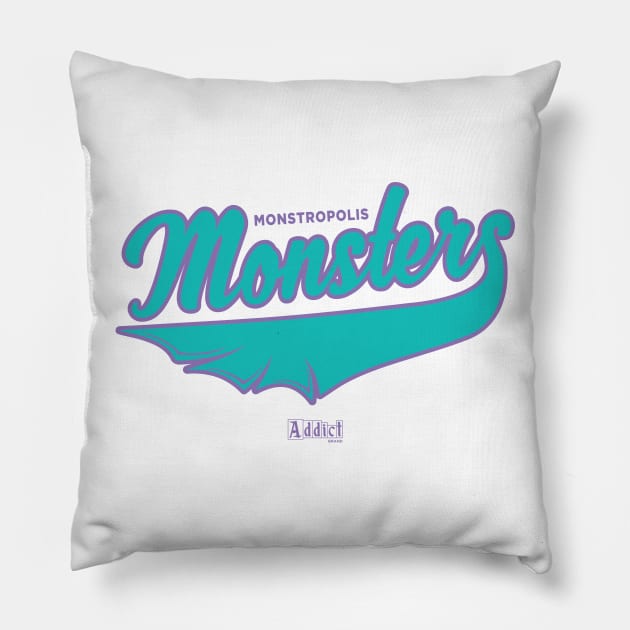 Monstropolis Monsters Pillow by addictbrand