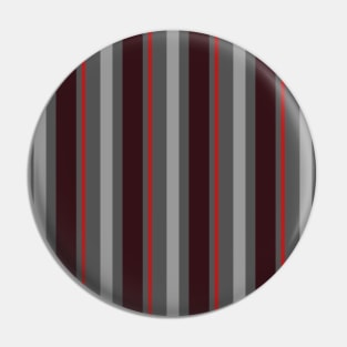 Red and Grey Stripe Pattern Pin