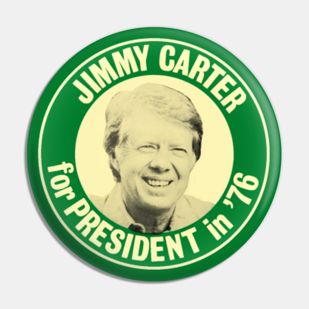 Carter for President Jimmy Carter Pin TeePublic