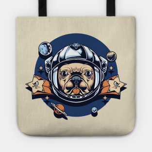 astronaut pug Tote