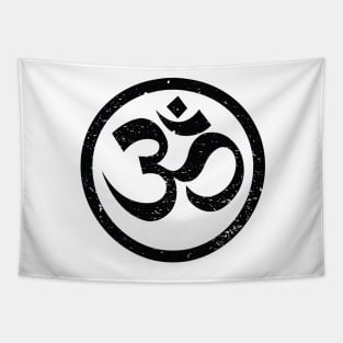 Vintage Yoga Ohm Symbol T-Shirt Tapestry