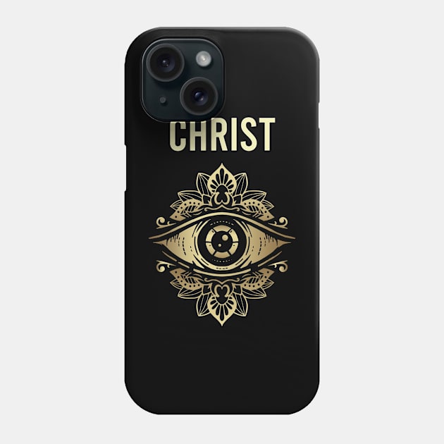 Christ Watching Phone Case by blakelan128