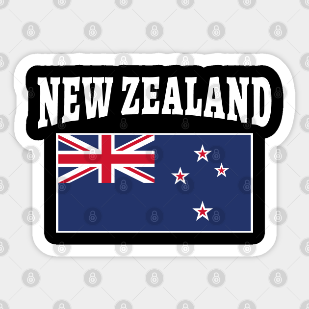erven plotseling labyrint Classic New Zealand Flag Kiwi Flag New Zealand Proud - New Zealand Flag -  Sticker | TeePublic