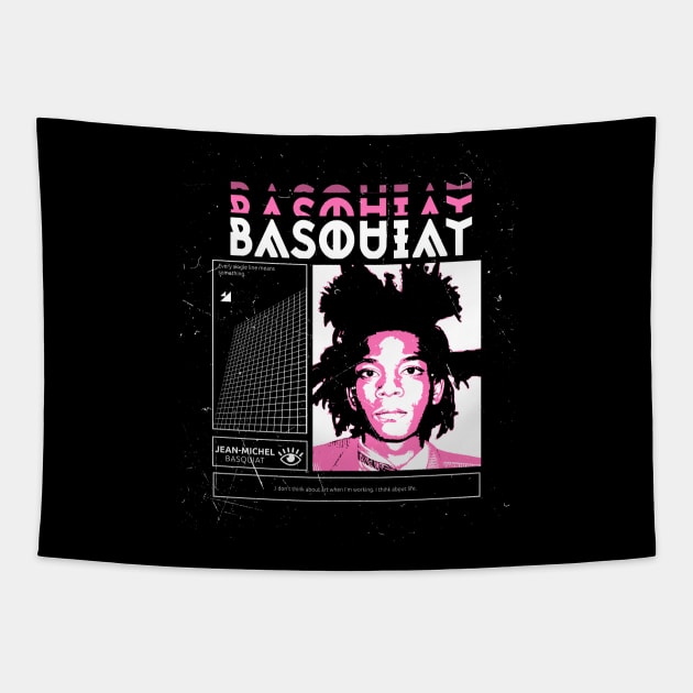 Jean Michel Basquiat Aesthetic Basquiat Tapestry TeePublic