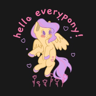 Hello Every Pony Design T-Shirt