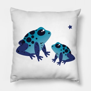 Frog Dardo Azul Pillow