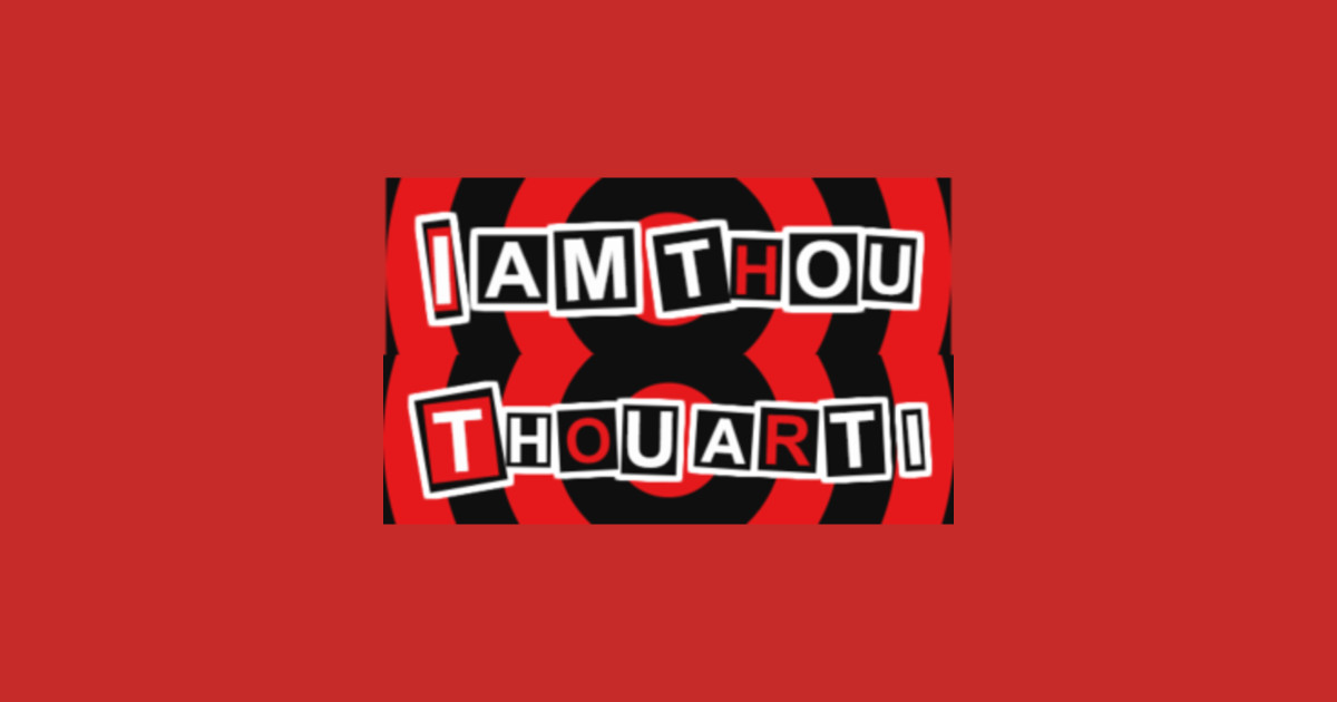 I Am Thou Thou Art I Persona 5 Posters and Art Prints TeePublic