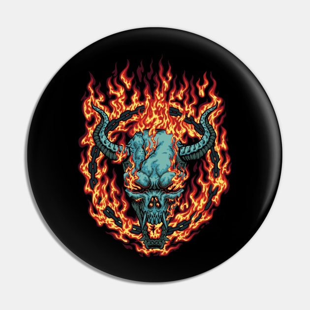 The Devil Burning Pin by EengJoe