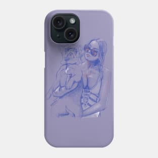 Liz and Otis: Swimsuit Edition Phone Case