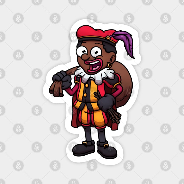 Zwarte Piet Magnet by TheMaskedTooner