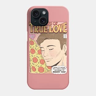 PIZZA LOVE - MALE Phone Case