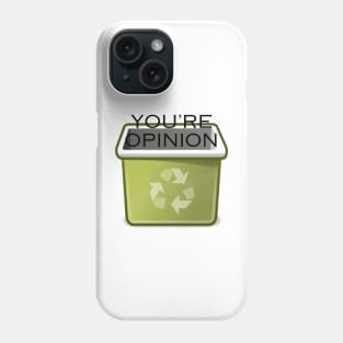 funny opinion Phone Case
