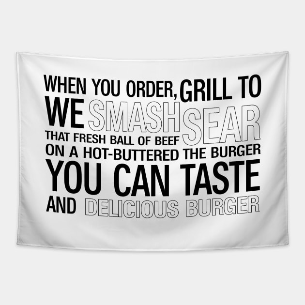 You can taste and delicious burger Tapestry by deimos-remus